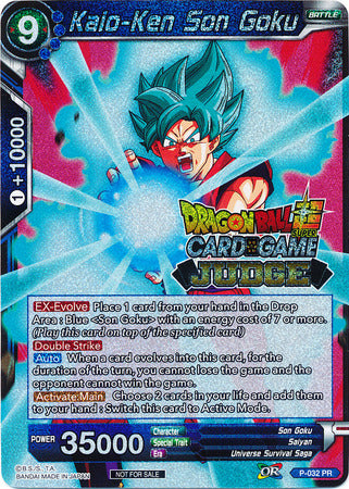 Kaio-Ken Son Goku (P-032) [Judge Promotion Cards] | Fandemonia Ltd