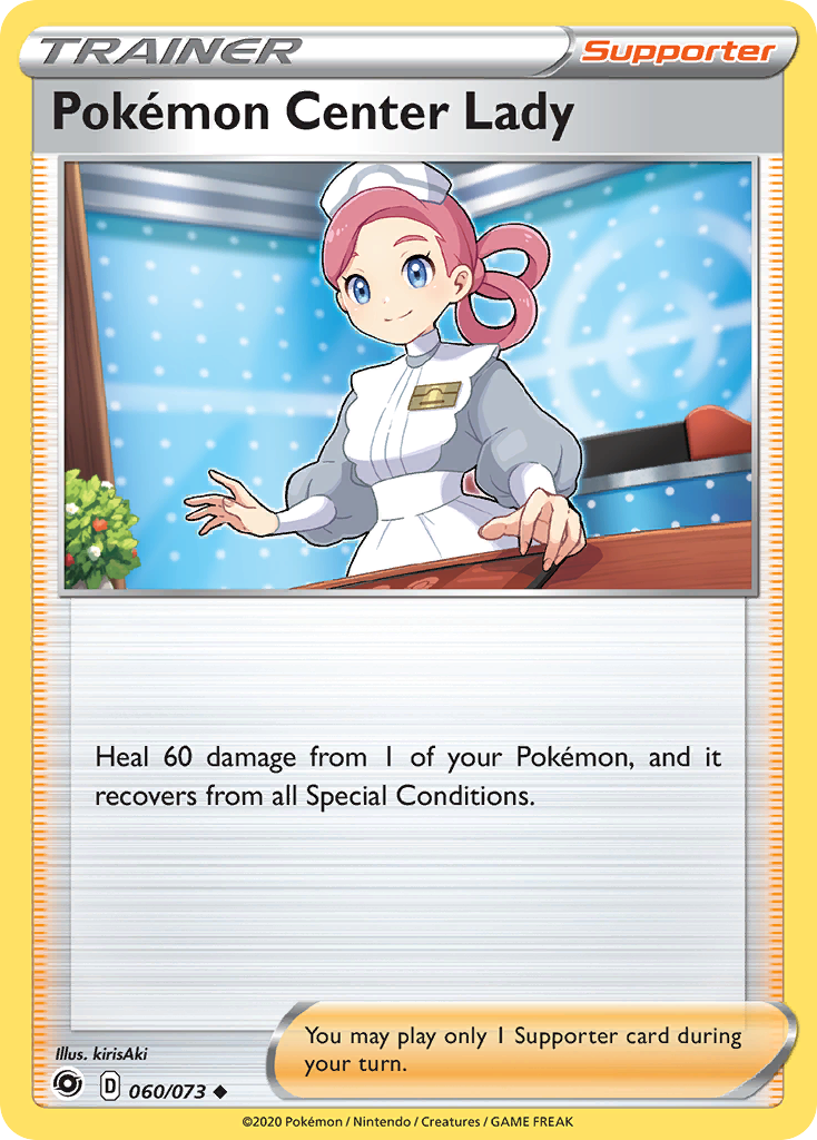 Pokemon Center Lady (060/073) [Sword & Shield: Champion's Path] | Fandemonia Ltd