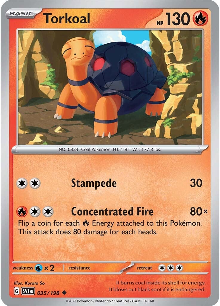 Torkoal (035/198) [Scarlet & Violet: Base Set] | Fandemonia Ltd