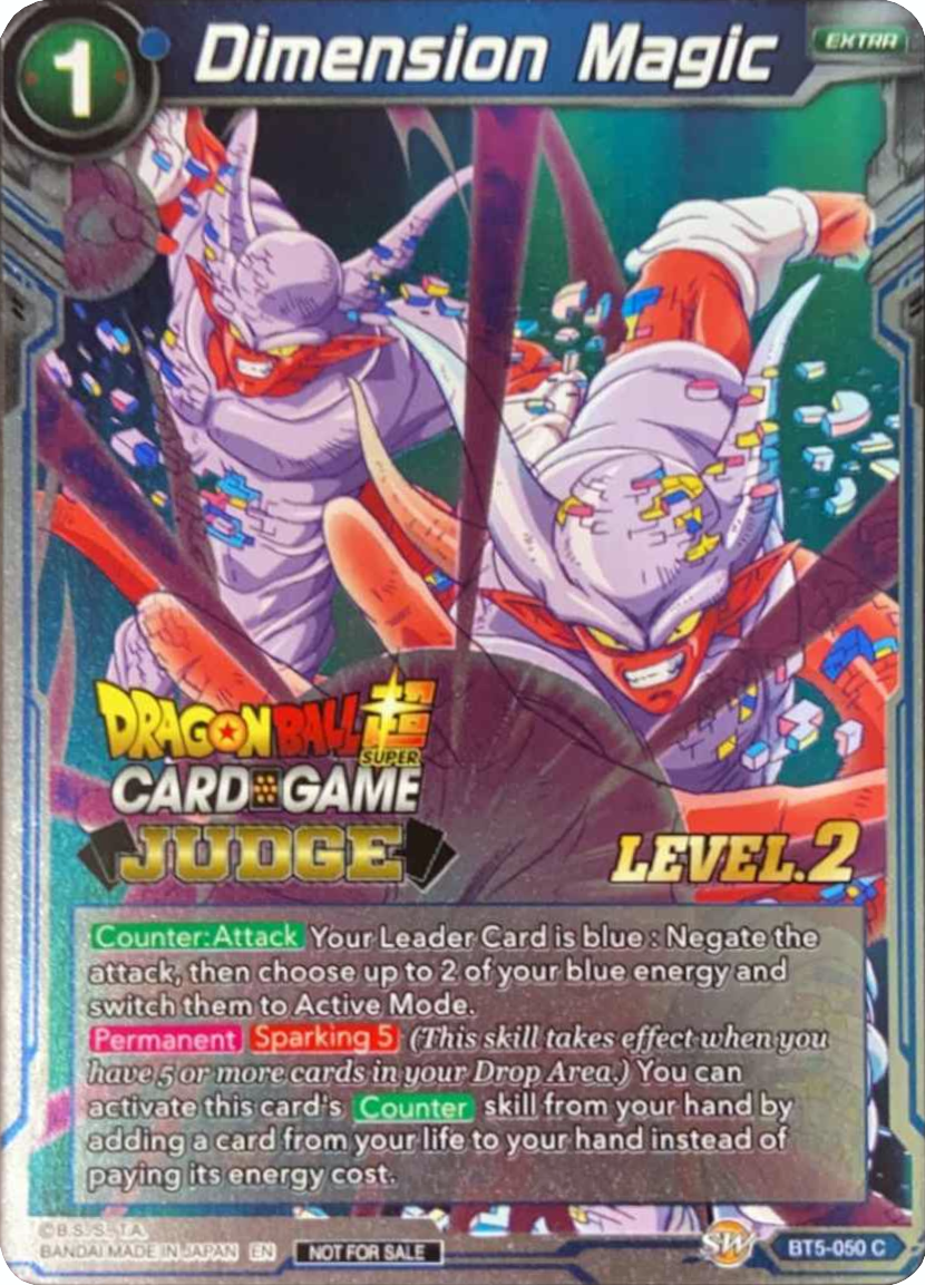 Dimension Magic (Level 2) (BT5-050) [Judge Promotion Cards] | Fandemonia Ltd