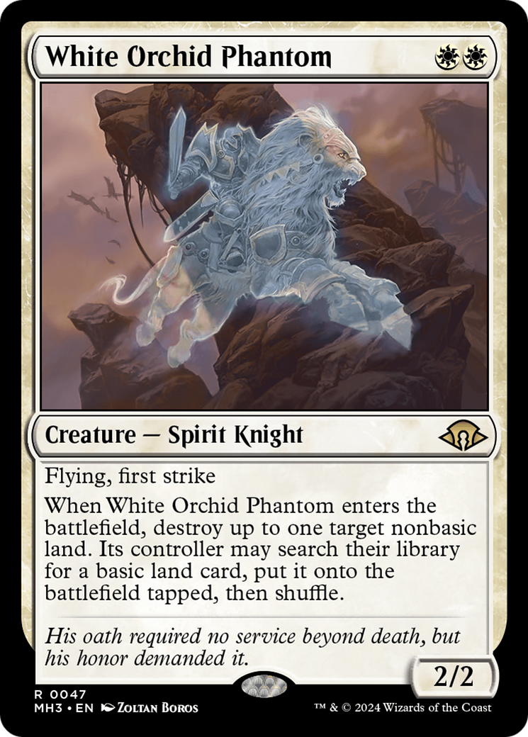 White Orchid Phantom [Modern Horizons 3] | Fandemonia Ltd