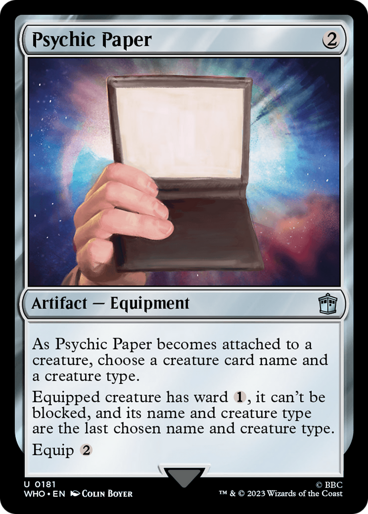 Psychic Paper [Doctor Who] | Fandemonia Ltd