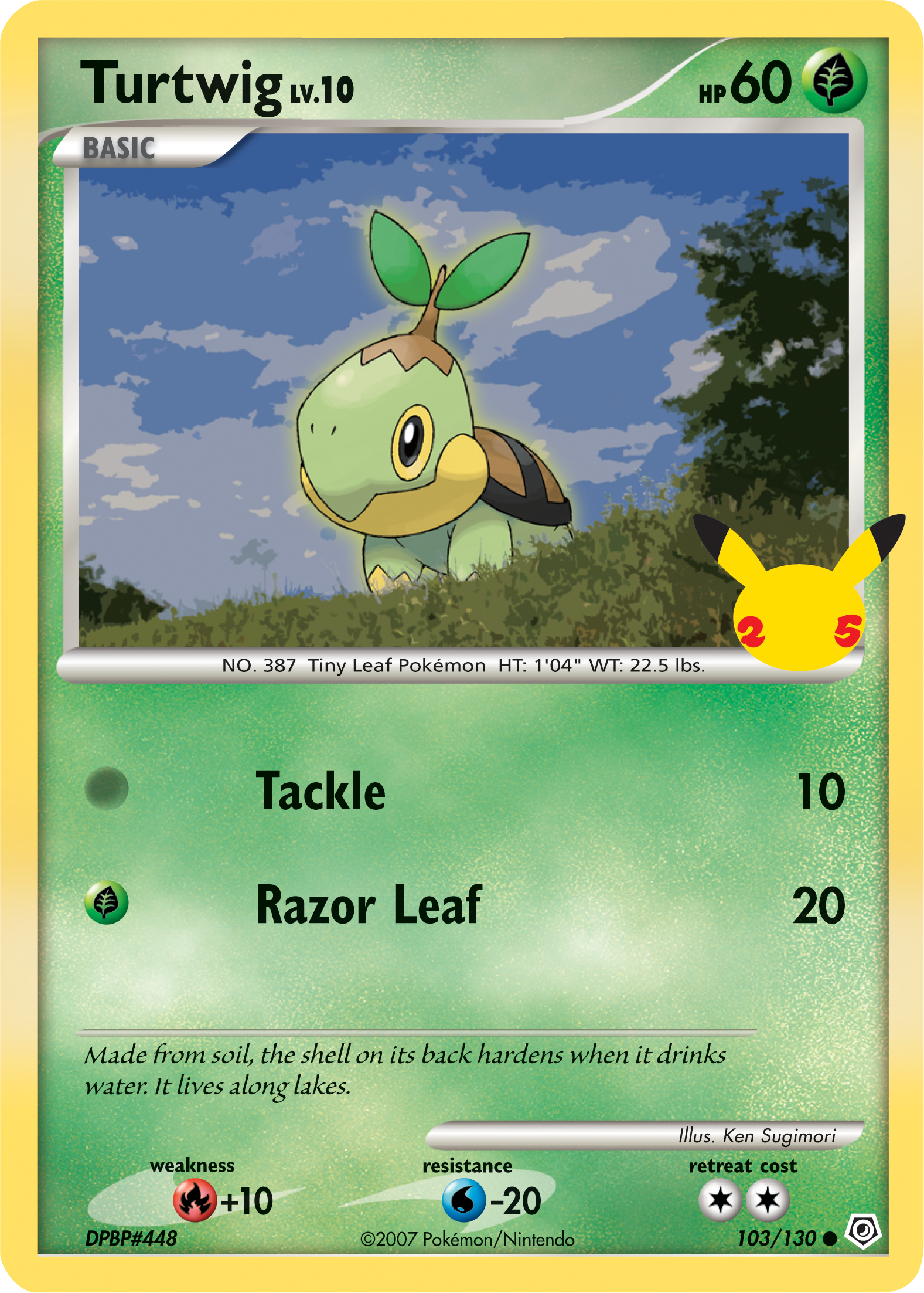 Turtwig (103/130) (Jumbo Card) [First Partner Pack] | Fandemonia Ltd