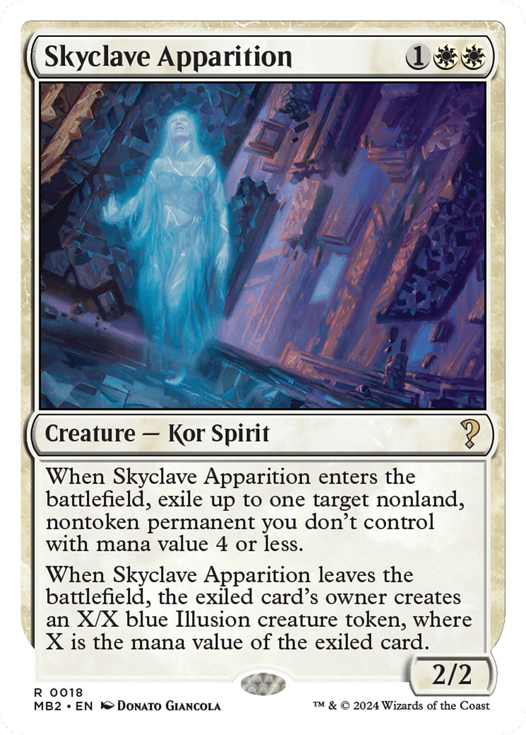 Skyclave Apparition (White Border) [Mystery Booster 2] | Fandemonia Ltd