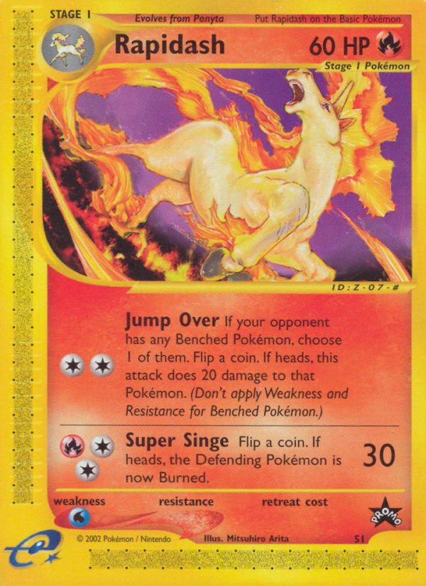 Rapidash (51) [Wizards of the Coast: Black Star Promos] | Fandemonia Ltd