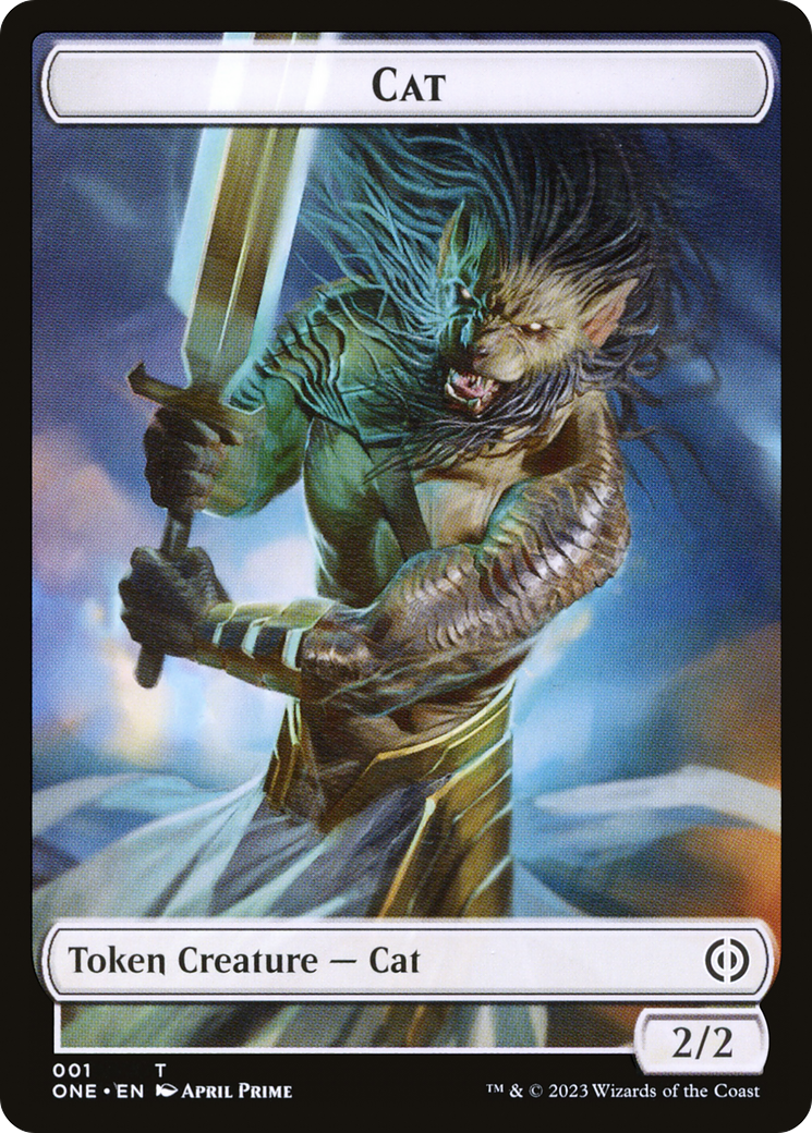 Cat Token [Phyrexia: All Will Be One Tokens] | Fandemonia Ltd