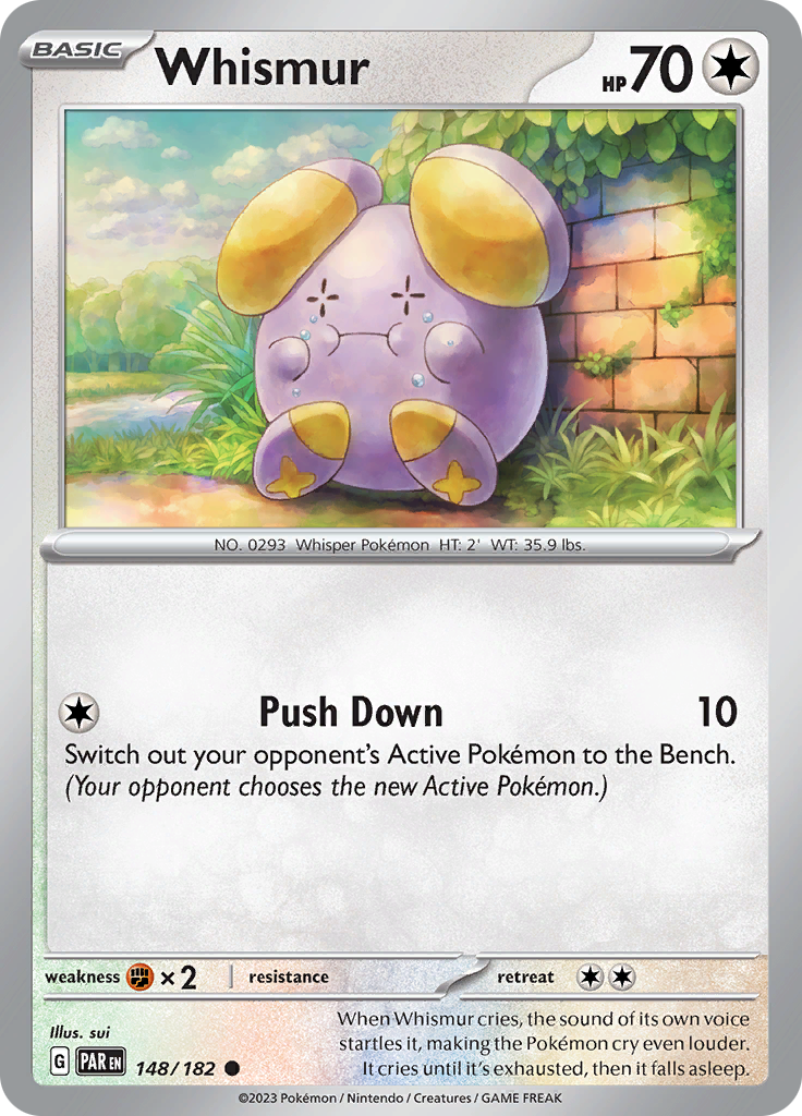 Whismur (148/182) [Scarlet & Violet: Paradox Rift] | Fandemonia Ltd