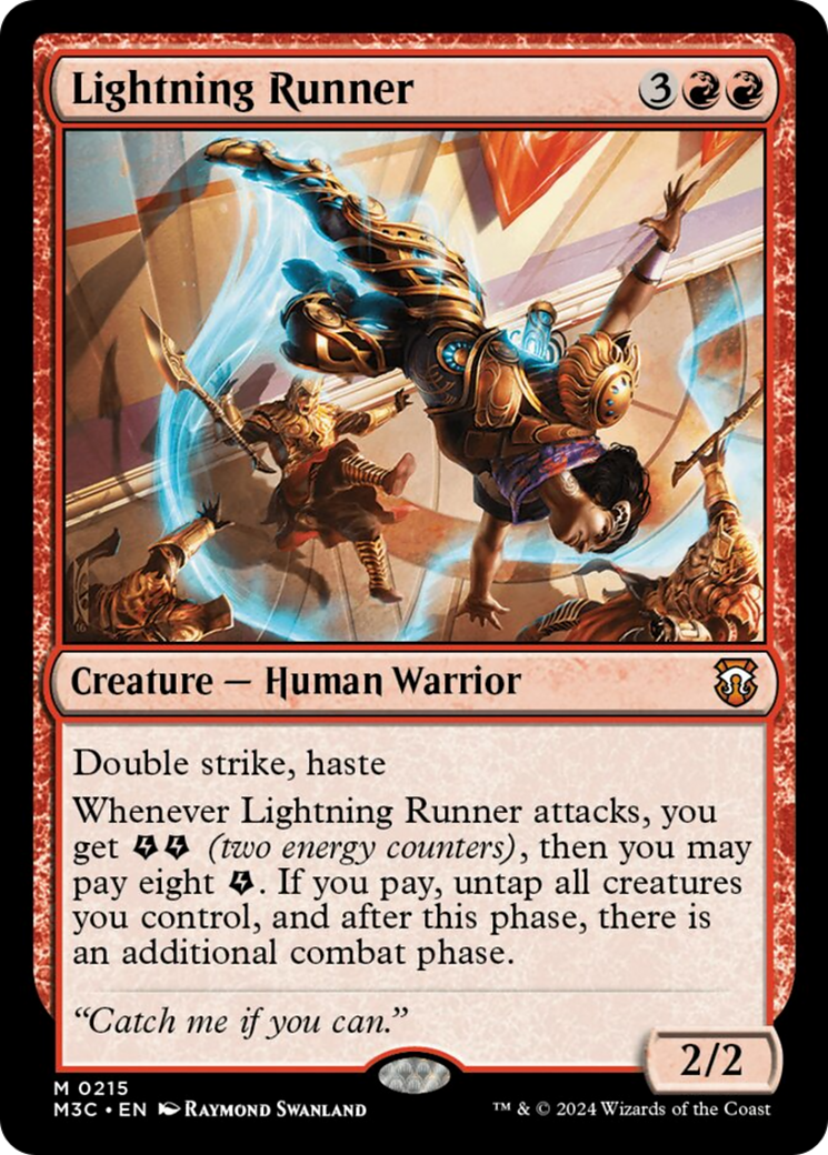 Lightning Runner [Modern Horizons 3 Commander] | Fandemonia Ltd