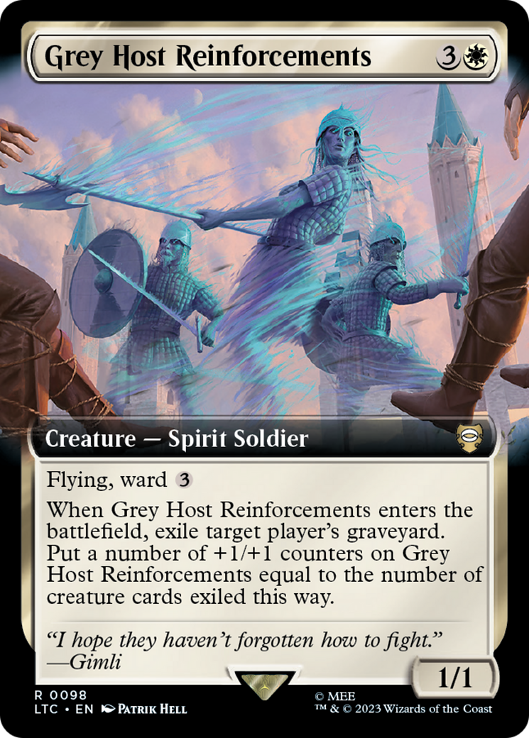 Grey Host Reinforcements (Extended Art) [The Lord of the Rings: Tales of Middle-Earth Commander] | Fandemonia Ltd