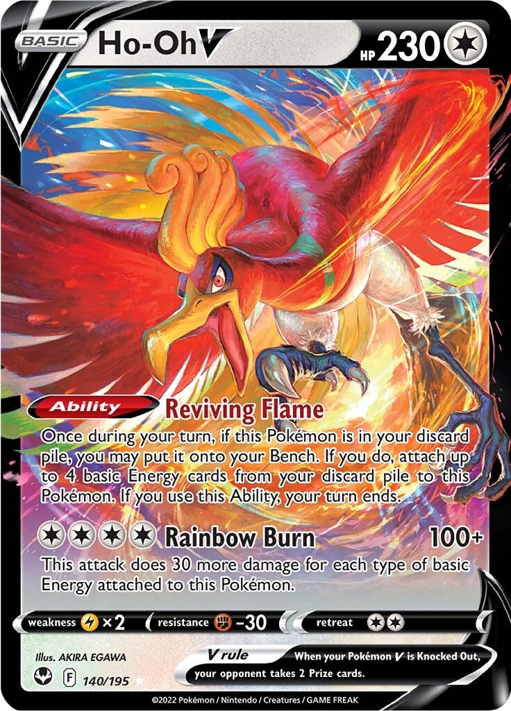 Ho-oh V (140/195) [Sword & Shield: Silver Tempest] | Fandemonia Ltd