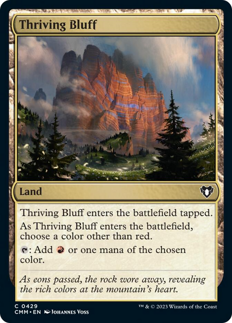 Thriving Bluff [Commander Masters] | Fandemonia Ltd