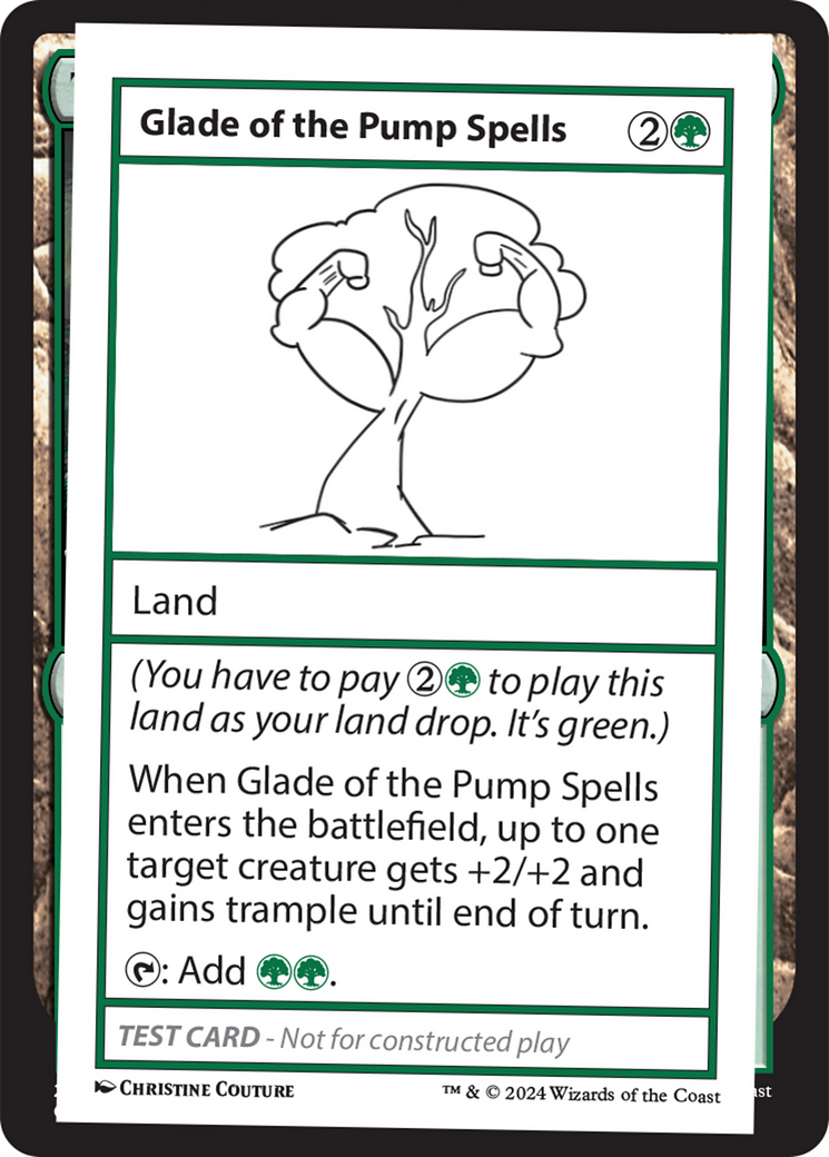 Glade of the Pump Spells [Mystery Booster 2 Playtest Cards] | Fandemonia Ltd