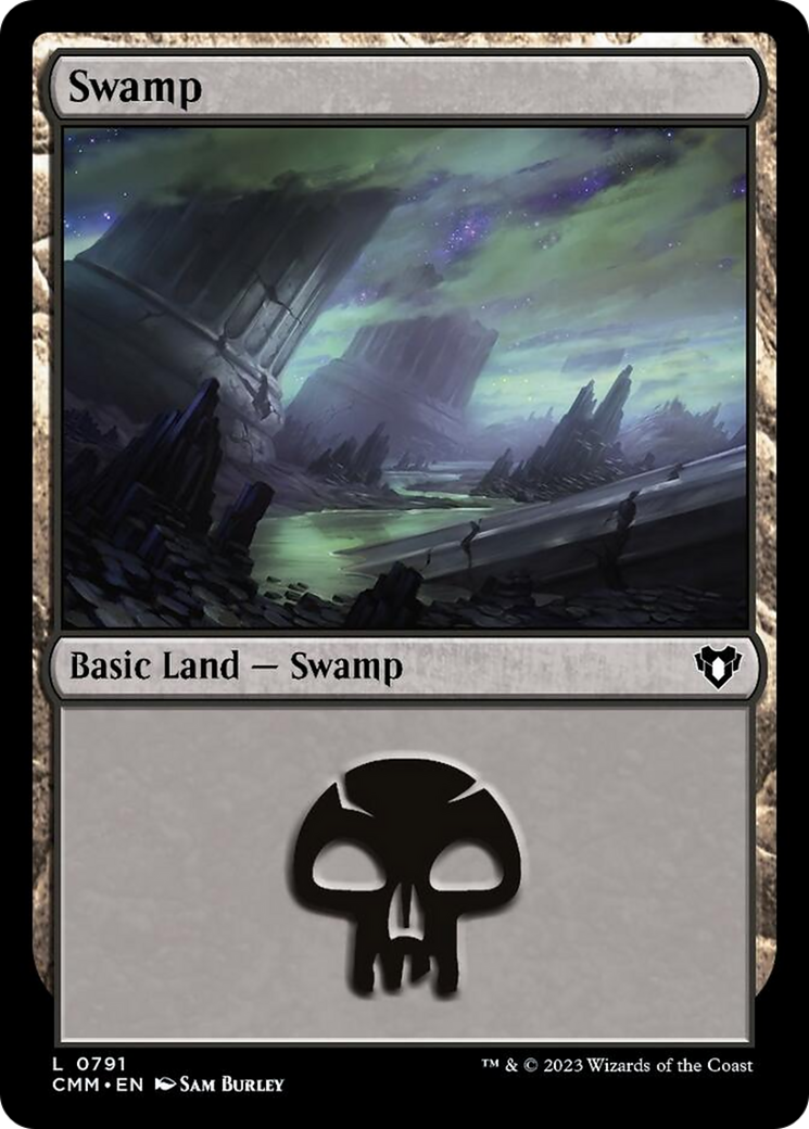 Swamp (791) [Commander Masters] | Fandemonia Ltd