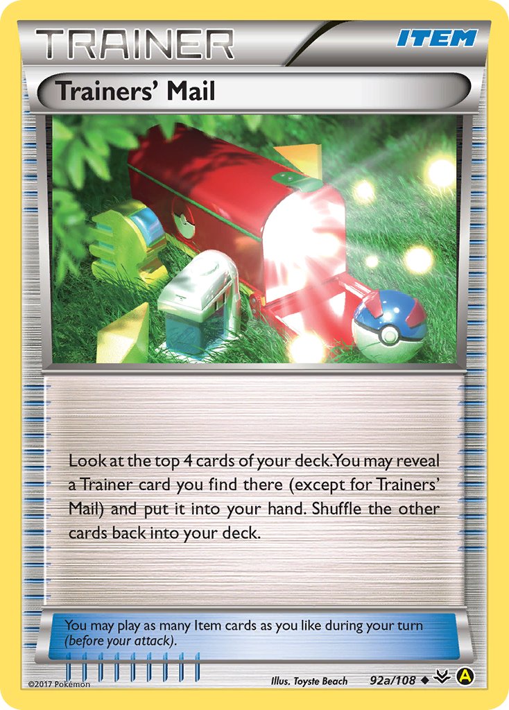 Trainers' Mail (92a/108) [Alternate Art Promos] | Fandemonia Ltd