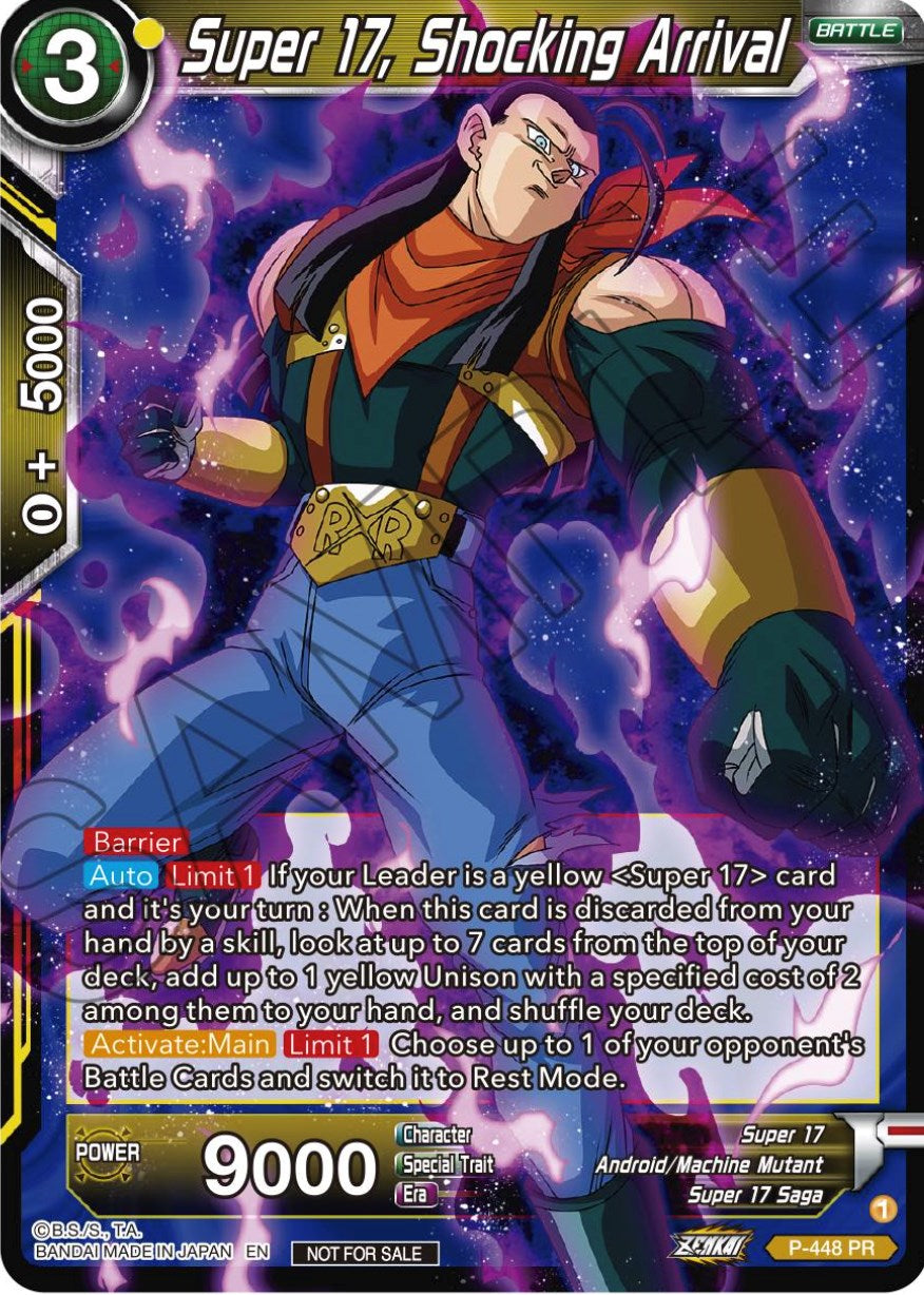 Super 17, Shocking Arrival (P-448) [Tournament Promotion Cards] | Fandemonia Ltd