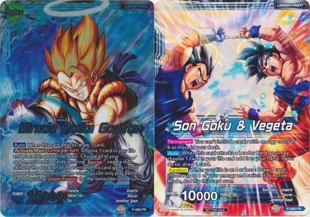 Son Goku & Vegeta // Miracle Strike Gogeta (Movie Promo) (P-069) [Promotion Cards] | Fandemonia Ltd