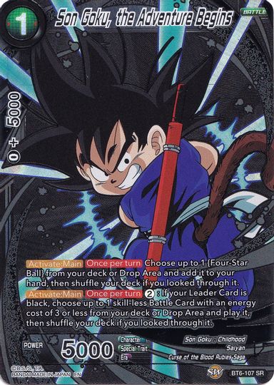 Son Goku, the Adventure Begins (Collector's Selection Vol. 1) (BT6-107) [Promotion Cards] | Fandemonia Ltd