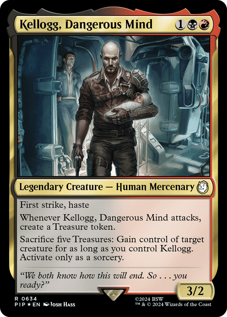 Kellogg, Dangerous Mind (Surge Foil) [Fallout] | Fandemonia Ltd