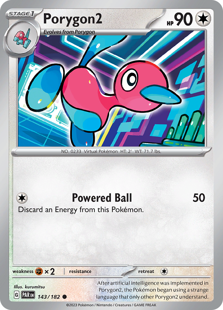 Porygon2 (143/182) [Scarlet & Violet: Paradox Rift] | Fandemonia Ltd