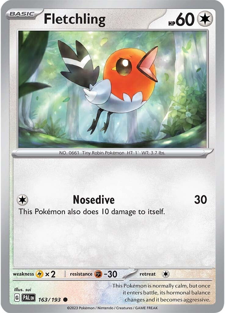 Fletchling (163/193) [Scarlet & Violet: Paldea Evolved] | Fandemonia Ltd