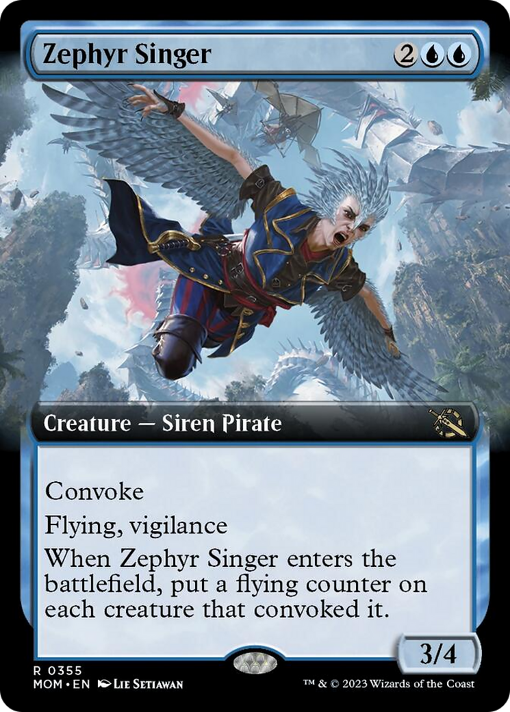 Zephyr Singer (Extended Art) [March of the Machine] | Fandemonia Ltd