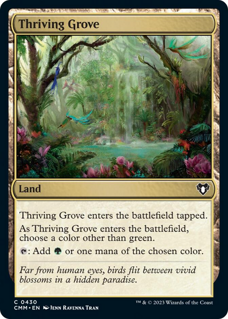 Thriving Grove [Commander Masters] | Fandemonia Ltd