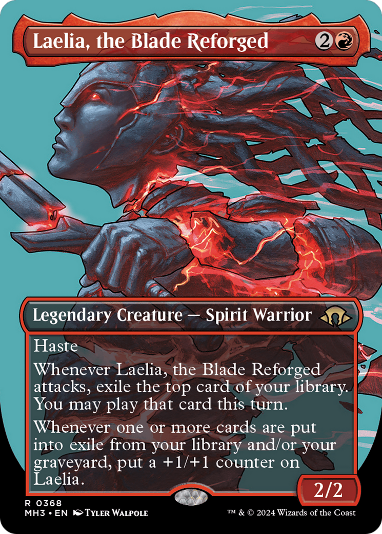 Laelia, the Blade Reforged (Borderless) [Modern Horizons 3] | Fandemonia Ltd