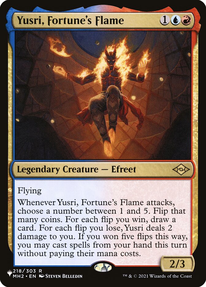 Yusri, Fortune's Flame [Secret Lair: Heads I Win, Tails You Lose] | Fandemonia Ltd