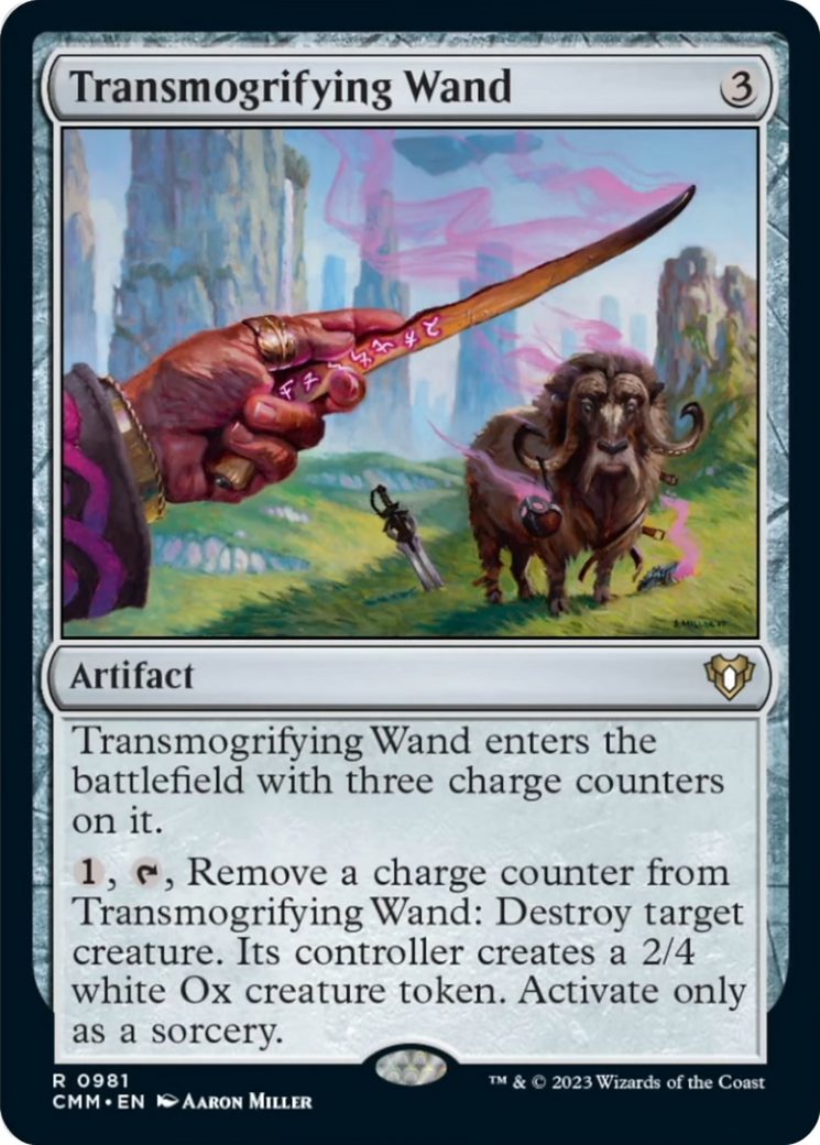 Transmogrifying Wand [Commander Masters] | Fandemonia Ltd