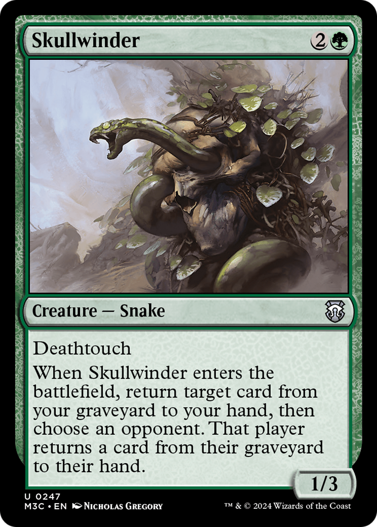 Skullwinder (Ripple Foil) [Modern Horizons 3 Commander] | Fandemonia Ltd