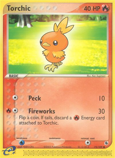 Torchic (73/109) [EX: Ruby & Sapphire] | Fandemonia Ltd