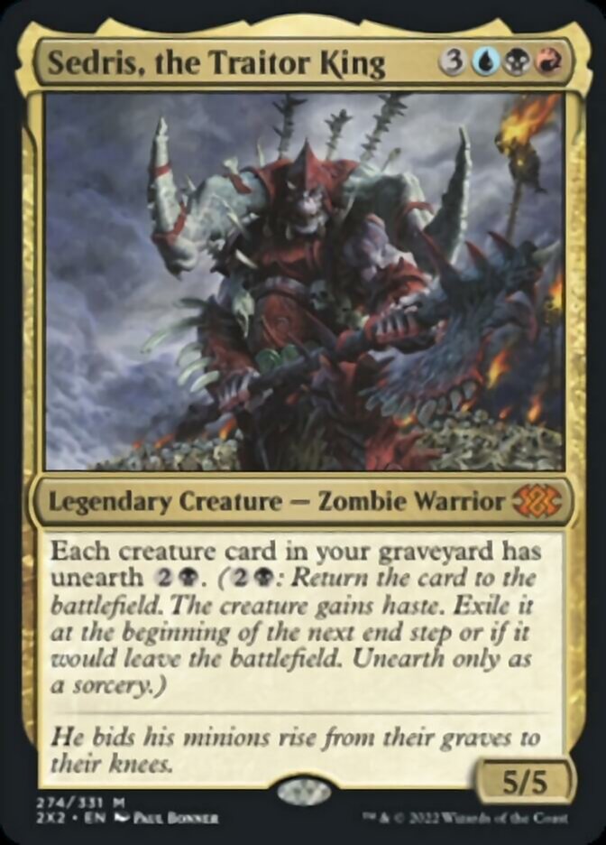 Sedris, the Traitor King [Double Masters 2022] | Fandemonia Ltd