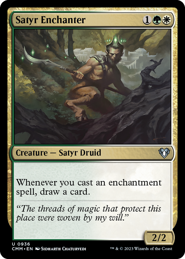 Satyr Enchanter [Commander Masters] | Fandemonia Ltd