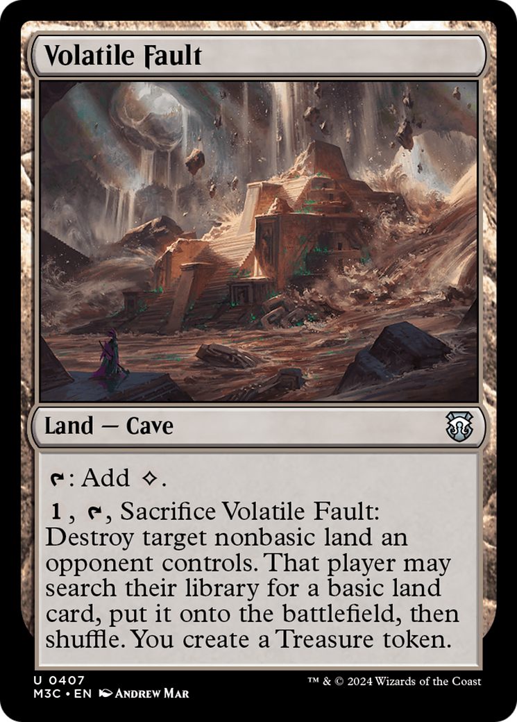 Volatile Fault (Ripple Foil) [Modern Horizons 3 Commander] | Fandemonia Ltd