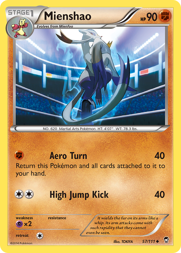 Mienshao (57/111) [XY: Furious Fists] | Fandemonia Ltd