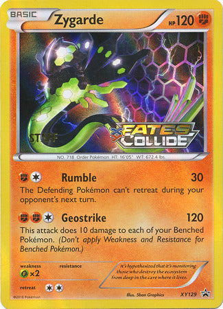 Zygarde (XY129) (Staff) [XY: Black Star Promos] | Fandemonia Ltd