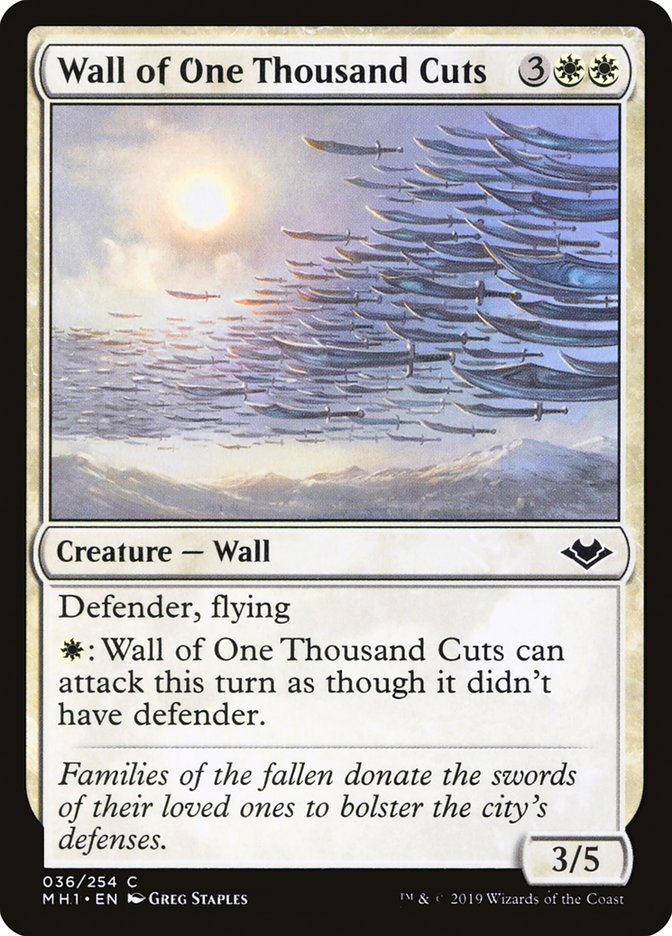 Wall of One Thousand Cuts [Modern Horizons] | Fandemonia Ltd