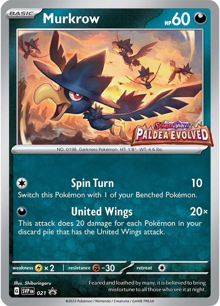 Murkrow (021) [Scarlet & Violet: Black Star Promos] | Fandemonia Ltd