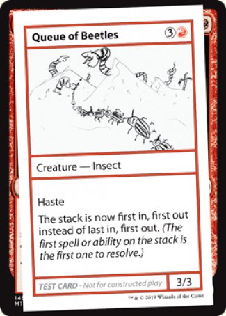 Queue of Beetles (2021 Edition) [Mystery Booster Playtest Cards] | Fandemonia Ltd