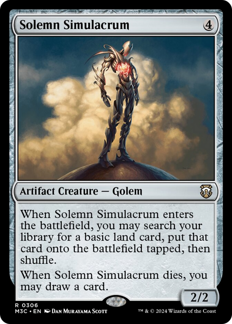 Solemn Simulacrum [Modern Horizons 3 Commander] | Fandemonia Ltd