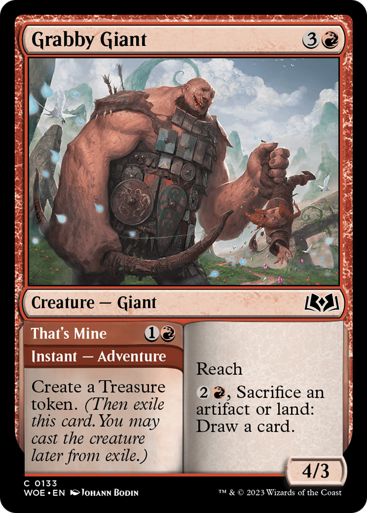 Grabby Giant // That's Mine [Wilds of Eldraine] | Fandemonia Ltd