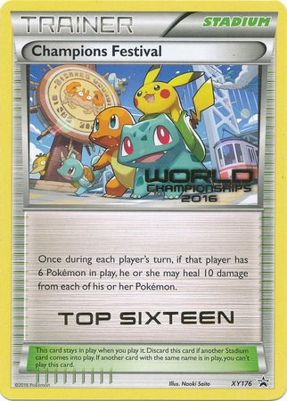 Champions Festival 2016 Top Sixteen (XY176) [XY: Black Star Promos] | Fandemonia Ltd