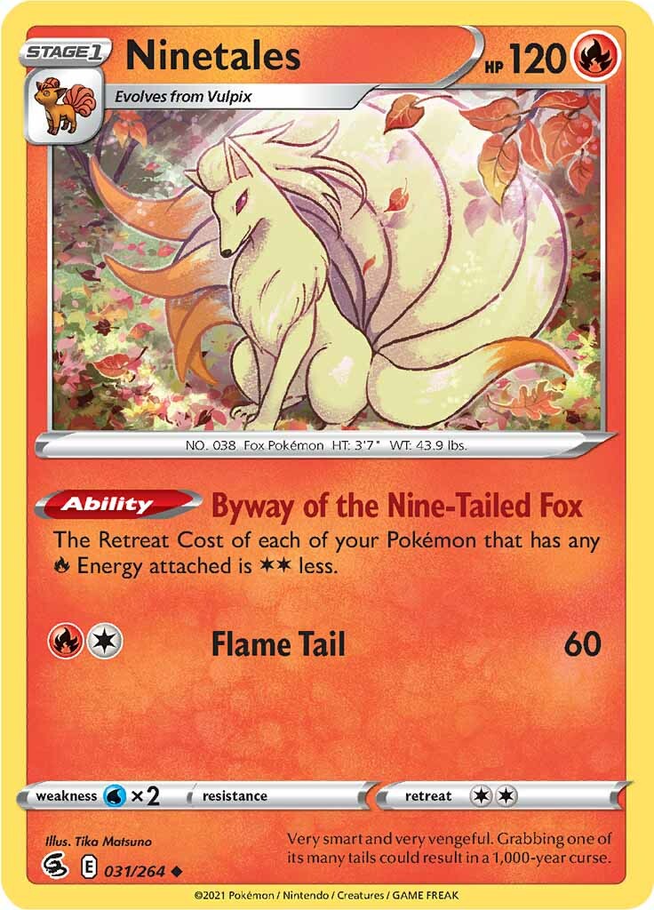 Ninetales (031/264) [Sword & Shield: Fusion Strike] | Fandemonia Ltd