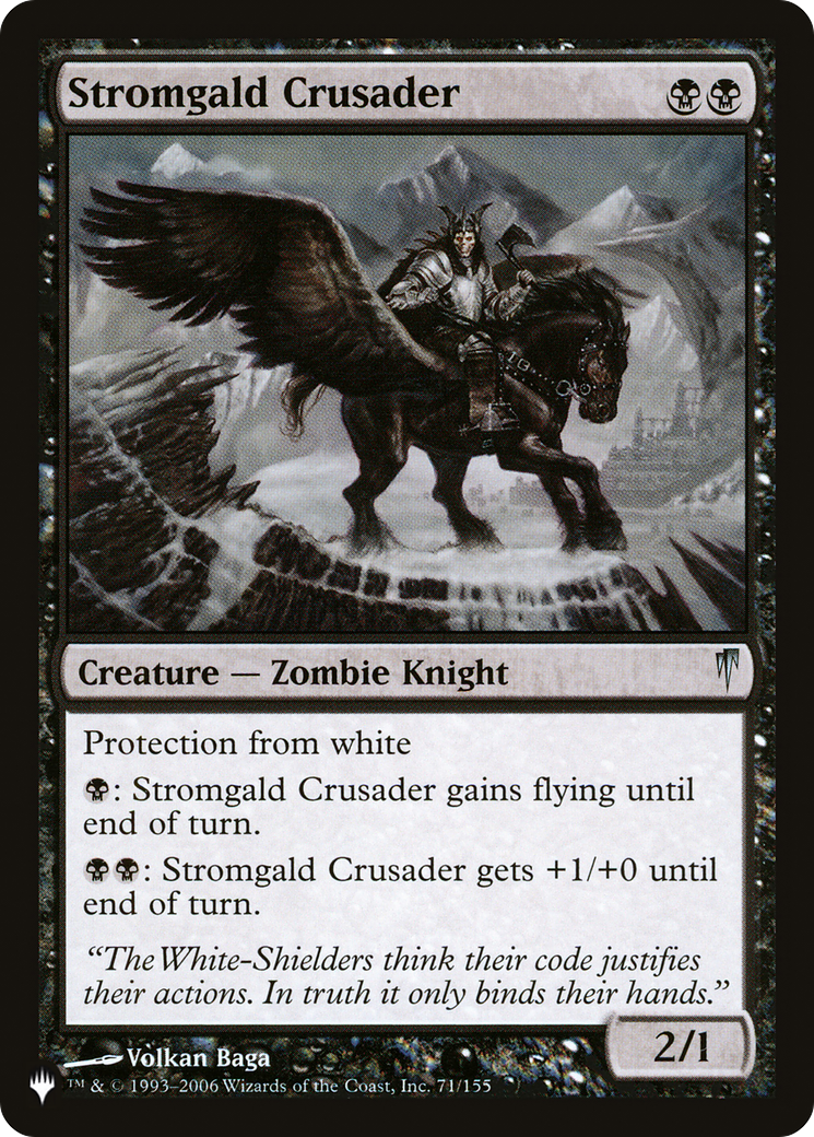 Stromgald Crusader [The List Reprints] | Fandemonia Ltd