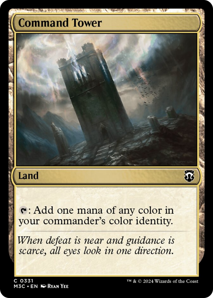 Command Tower (Ripple Foil) [Modern Horizons 3 Commander] | Fandemonia Ltd