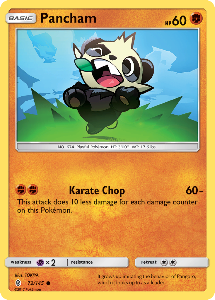 Pancham (72/145) [Sun & Moon: Guardians Rising] | Fandemonia Ltd