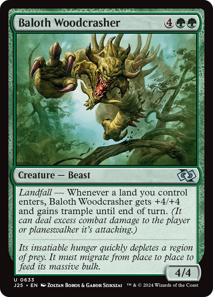 Baloth Woodcrasher [Foundations Jumpstart] | Fandemonia Ltd