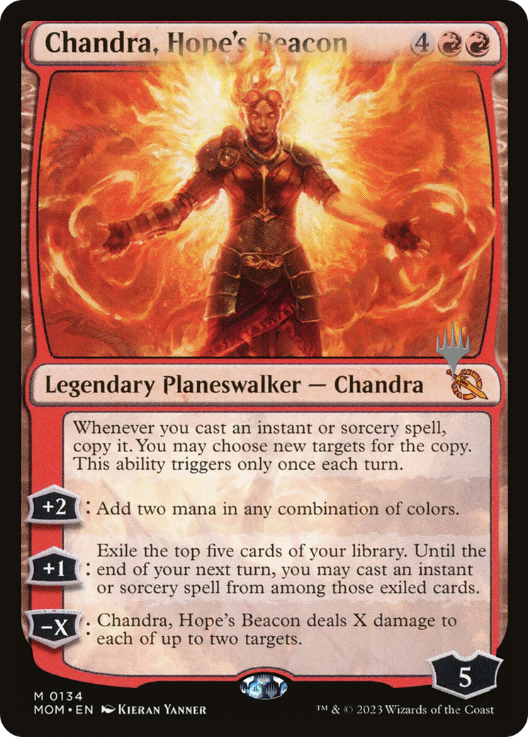 Chandra, Hope's Beacon (Promo Pack) [March of the Machine Promos] | Fandemonia Ltd