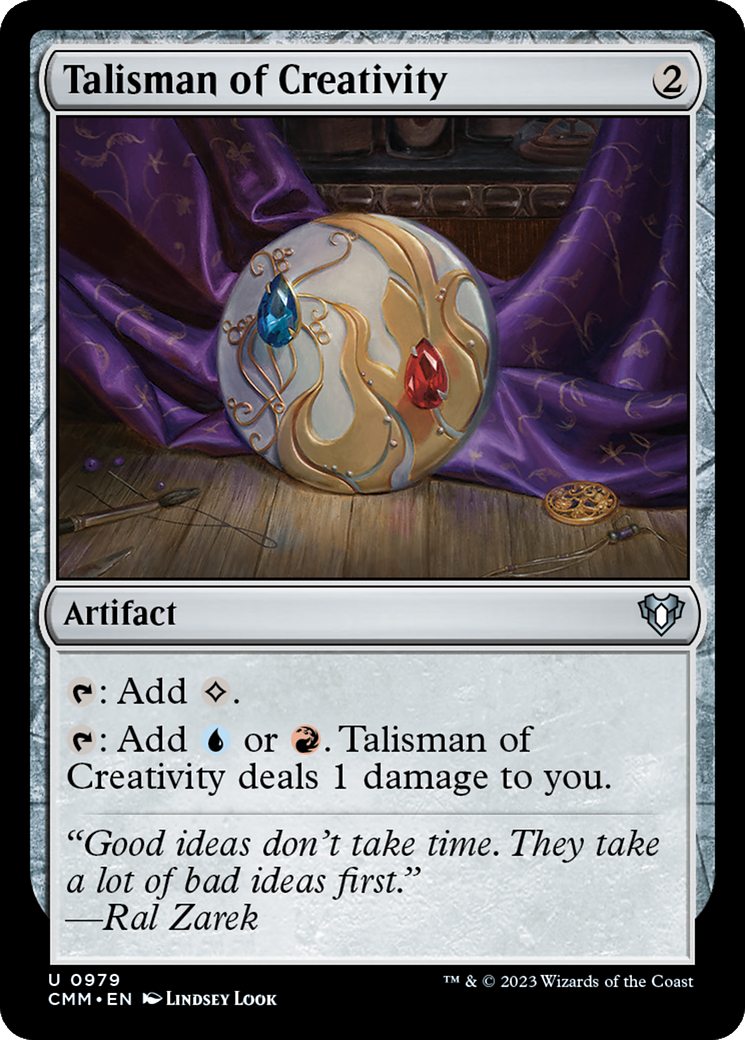 Talisman of Creativity [Commander Masters] | Fandemonia Ltd