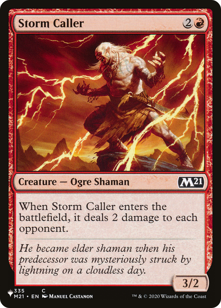 Storm Caller [The List] | Fandemonia Ltd